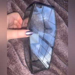 Glass Coffin Trinket Jewelry Box Halloween